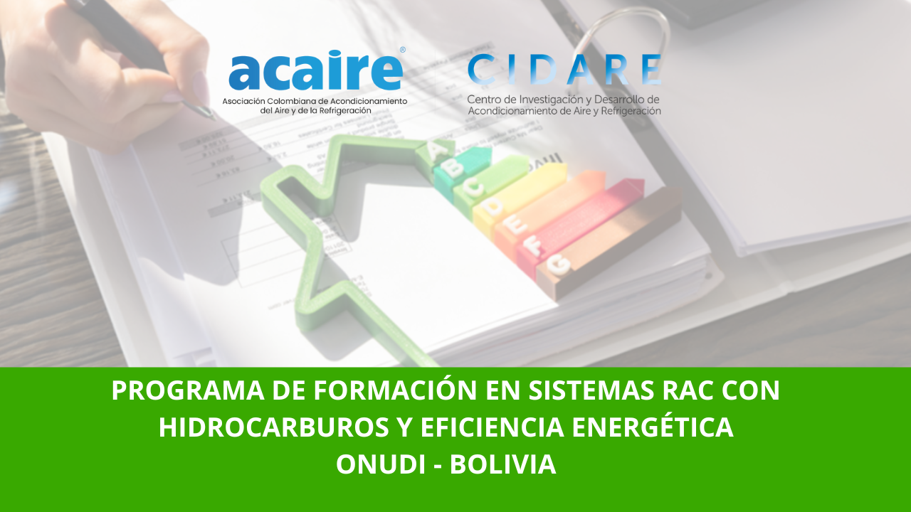 Programa de formación en HC y EE para Onudi Bolivia