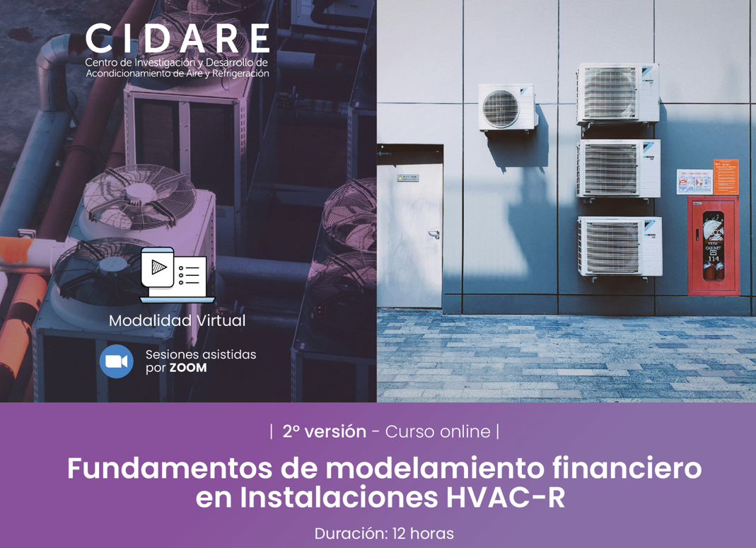 JUNIO: CURSO ONLINE - FUNDAMENTOS DE MODELAMIENTO FINANCIERO EN INSTALACIONES HVAC-R