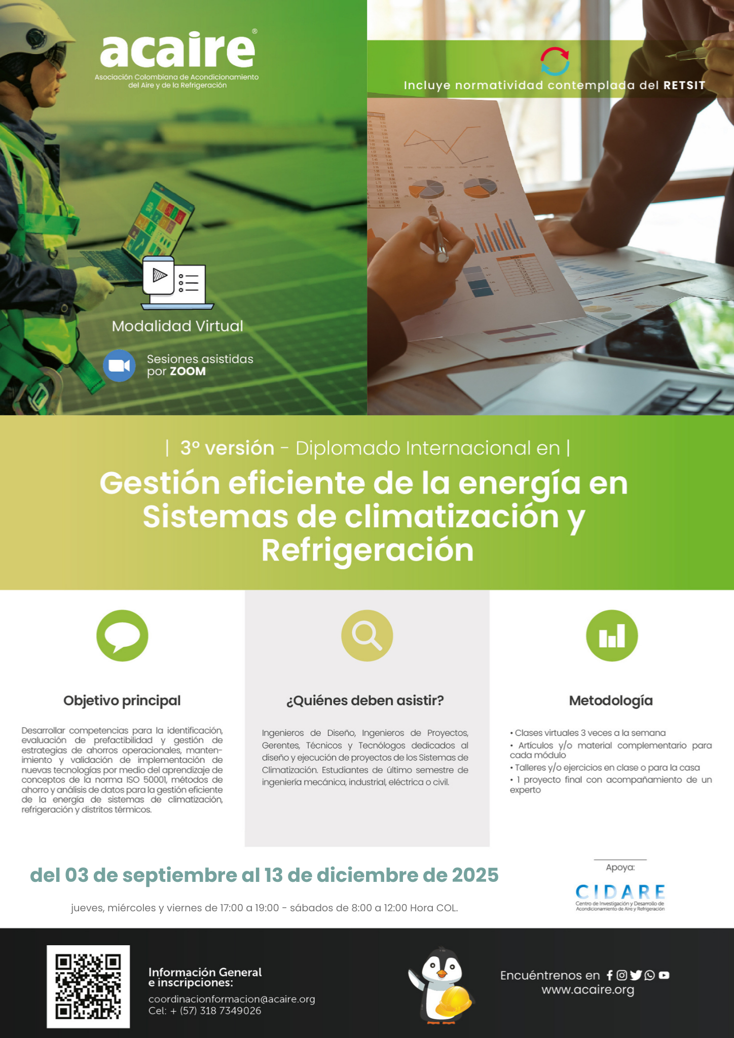 Diplomado Gestión Eficiente de la Energía en Sistemas de Climatización y Refrigeración Versión #3